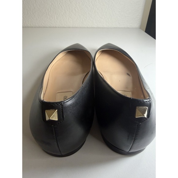 Valentino Garavani Flats Size 36.5 Black Stud On Heel - Picture 5 of 9